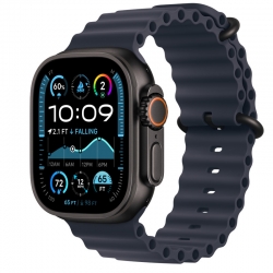 Apple Watch Ultra 2 GPS + Cellular, 49 мм, корпус из чёрного титана, ремешок Ocean синего цвета