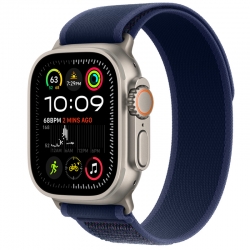 Apple Watch Ultra 2 GPS + Cellular, 49 мм, корпус из титана, ремешок Trail синего цвета