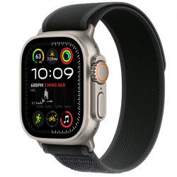 Apple Watch Ultra 2 GPS + Cellular, 49 мм, корпус из титана, ремешок Trail чёрного цвета